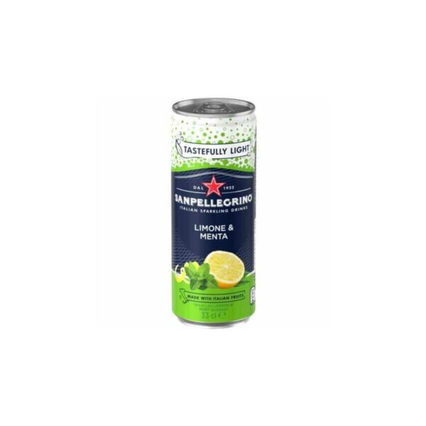 San Pellegrino Lemon & Mint Can
