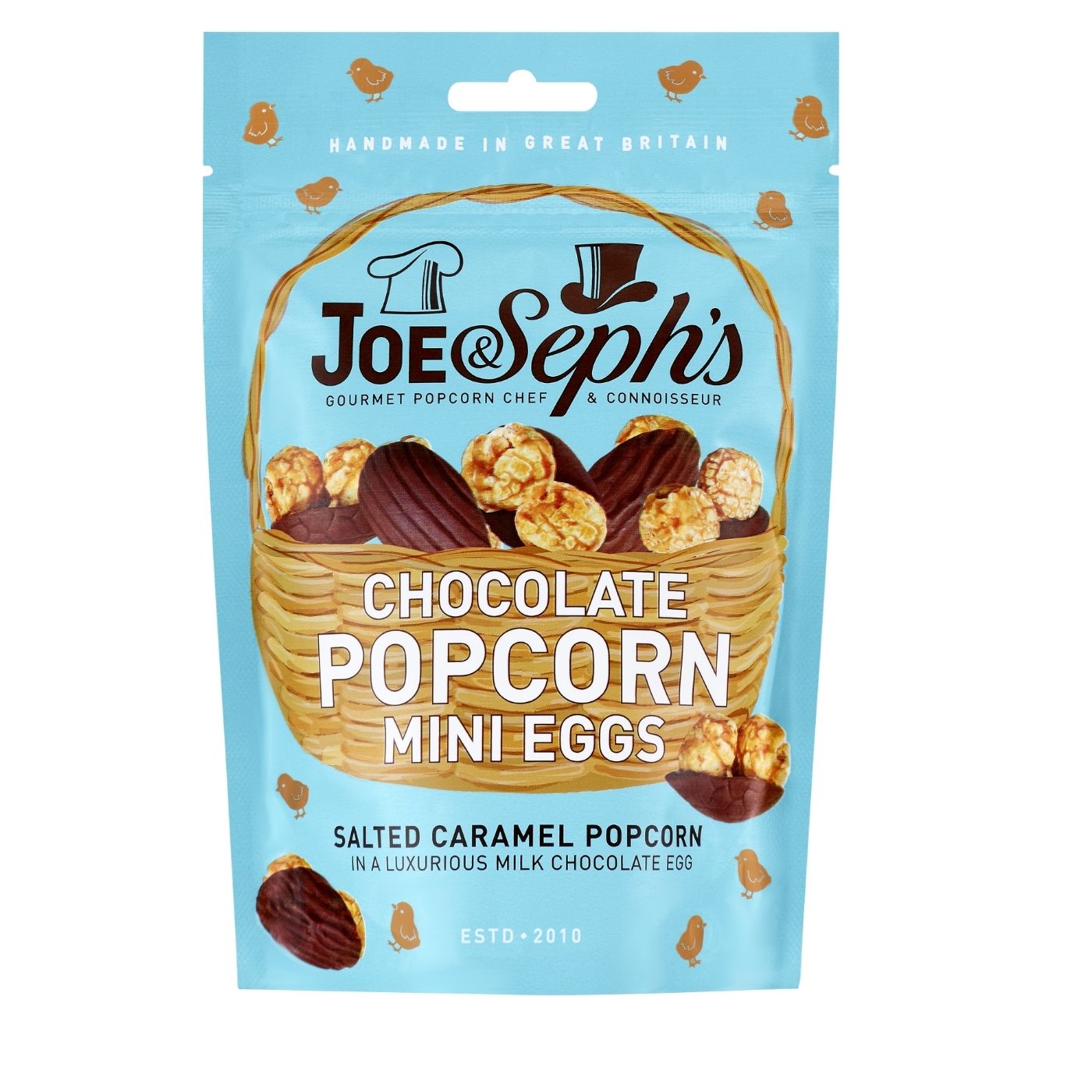 JOE & SEPH'S Chocolate Popcorn Mini Eggs 60g | Fallon & Byrne