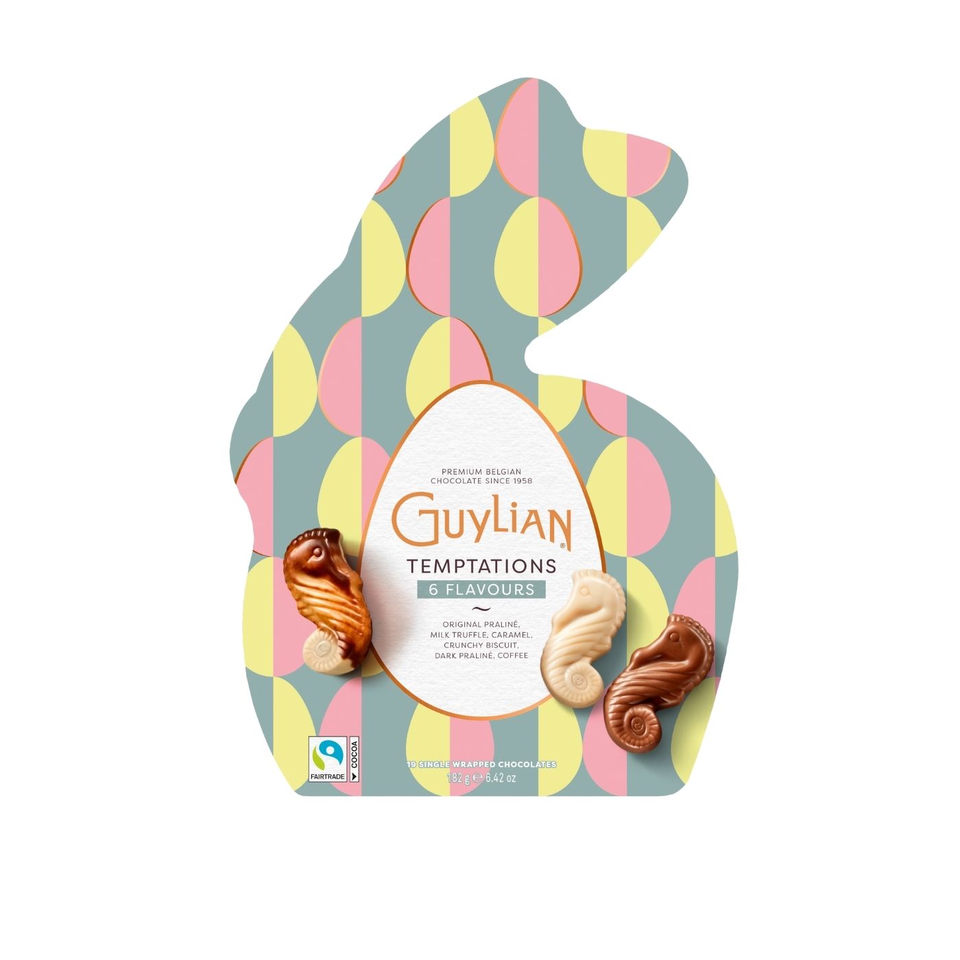 Guylian Temptations 6 Flavours - Easter Gift 182g 