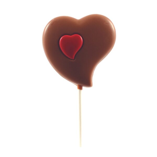 Chocolate Heart Lolly