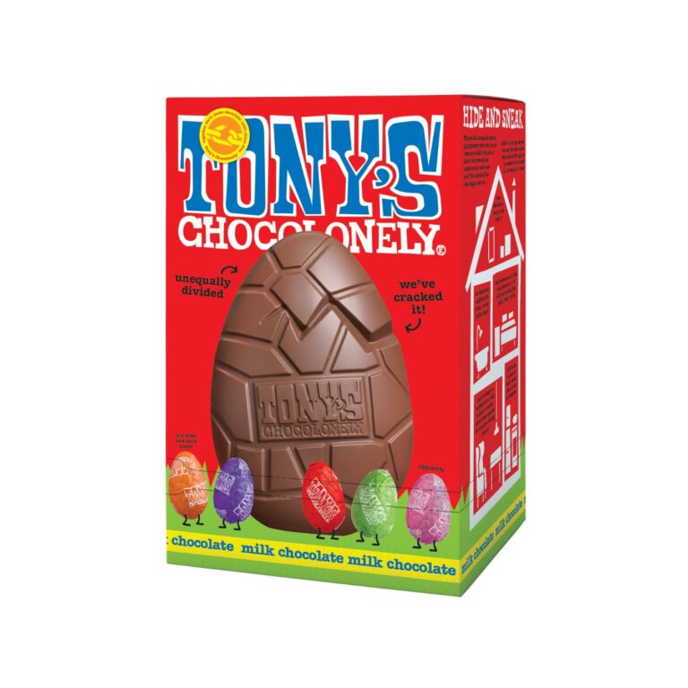 Tony's Chocolonely Hollow Milk Easter Egg & Mini Eggs - Fallon & Byrne