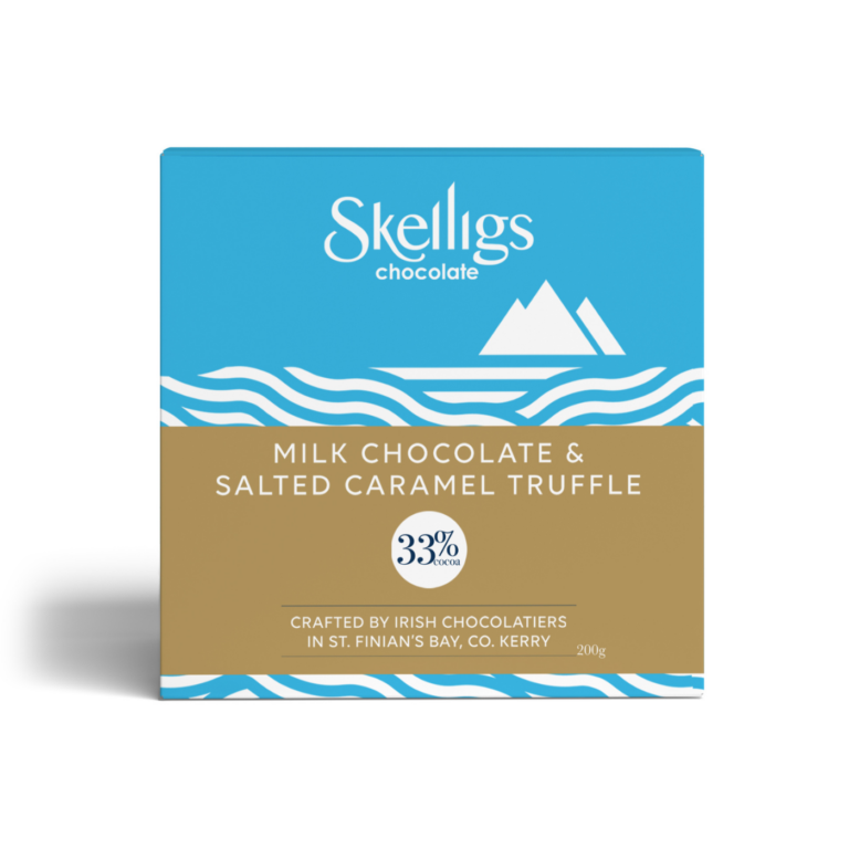 Skelligs Milk Chocolate Salted Caramel Truffle Box Fallon Byrne