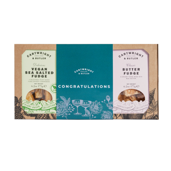 CARTWRIGHT & BUTLER TRIO OF FUDGE - CONGRATULATIONS GIFT SET