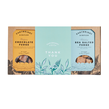 CARTWRIGHT & BUTLER TRIO OF FUDGE - THANK YOU GIFT SET