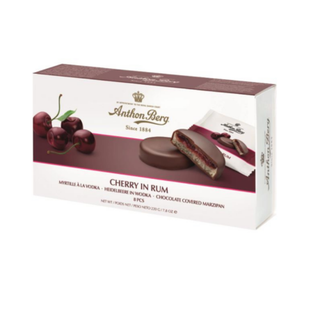 BERG CHERRY RUM DARK CHOC MARZIPAN