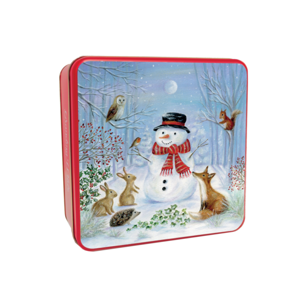 BRAMBLE Snowman Tin Biscuits