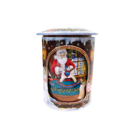 Bramble Musical Santa Biscuit Tin