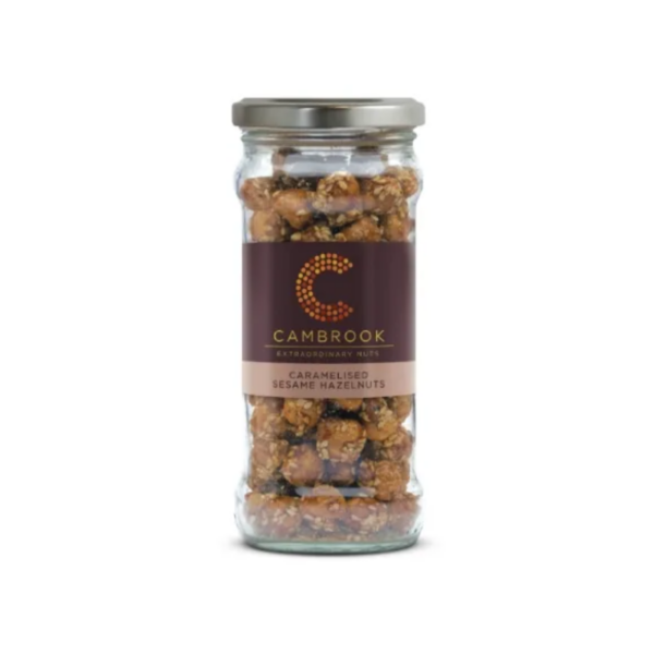 CAMBROOK CARAMELISED SESAME HAZELNUTS