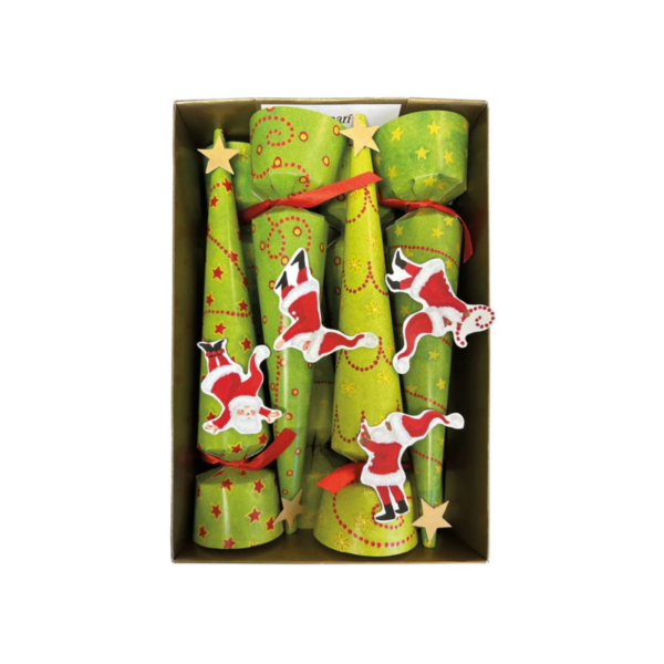 CASPARI TWIRLING SANTAS CRACKERS