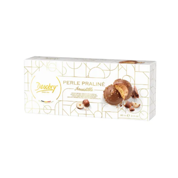 DESOBRY PERLE PRALINE MILK CHOC BO