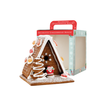 DIY GINGERBREAD HOUSE IN WINDOW