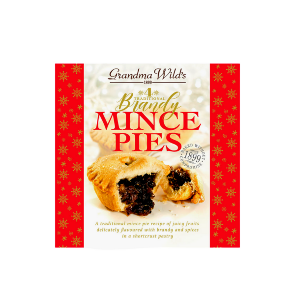 GRANDMA WILD'S LUXURY DEEP FILLED BRANDY MINCE PIE